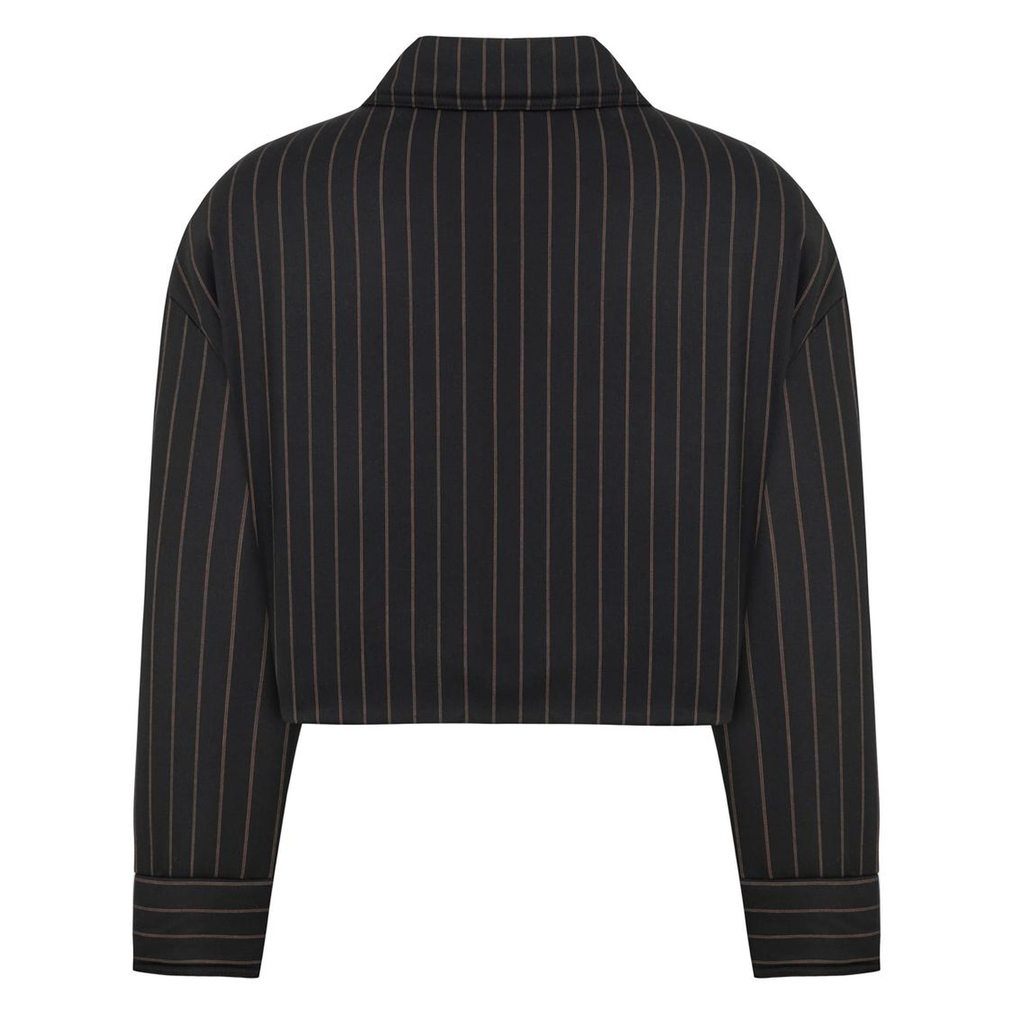 Çizgili Vatkalı Mont