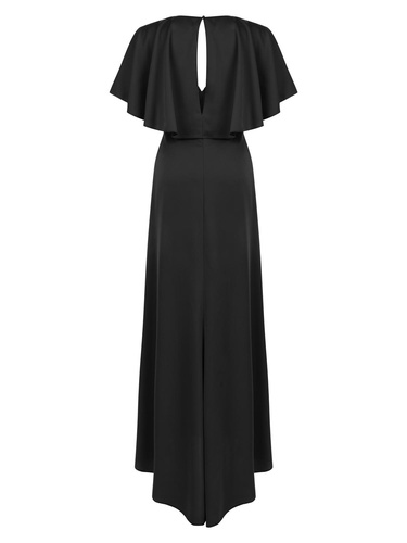  Düğümlü Uzun Elbise