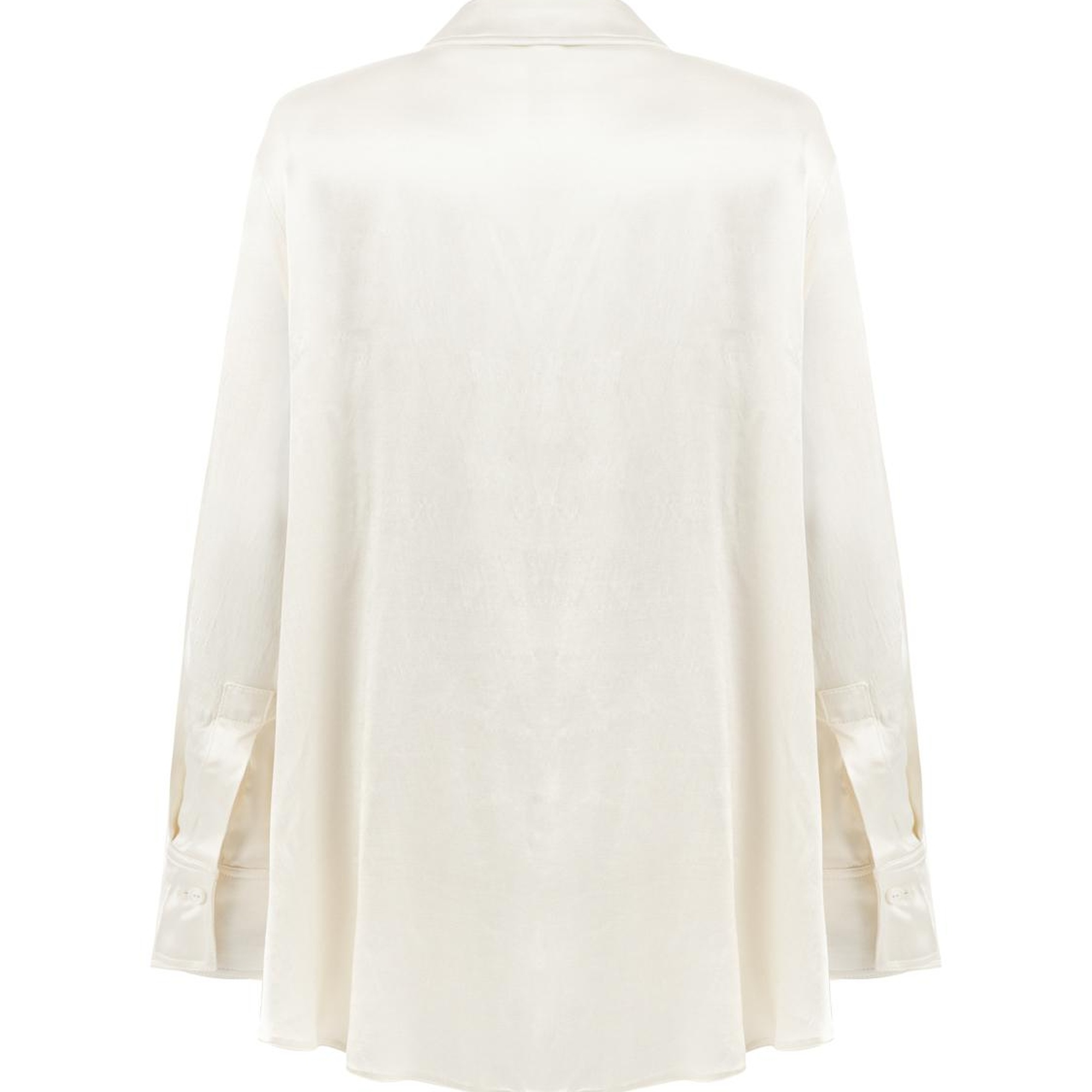 Dökümlü Saten Gömlek