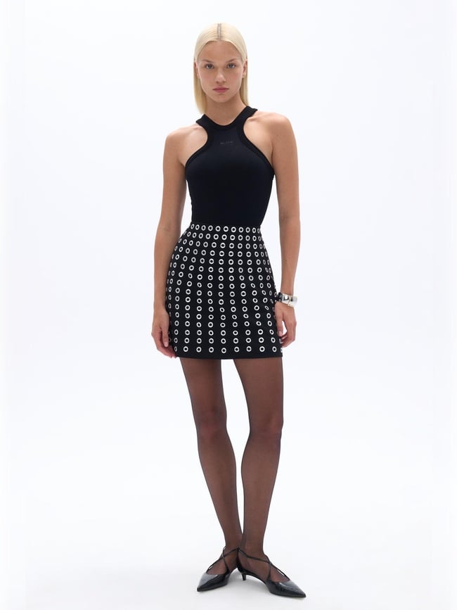  Halter Yaka Crop Top