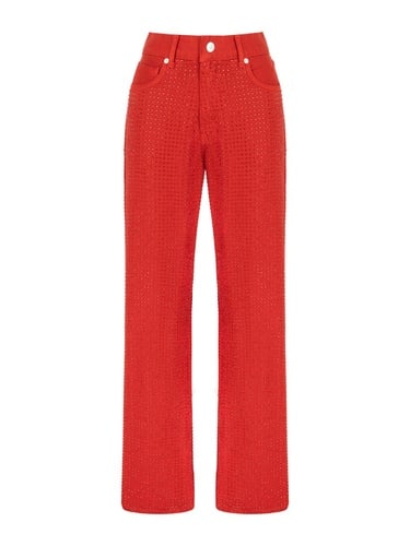  Taş Tasarımlı Jean Pantolon