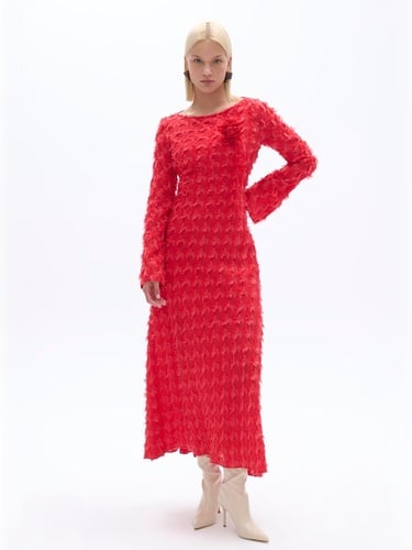  Sırt Dekolteli Maxi Elbise