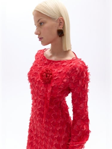  Sırt Dekolteli Maxi Elbise