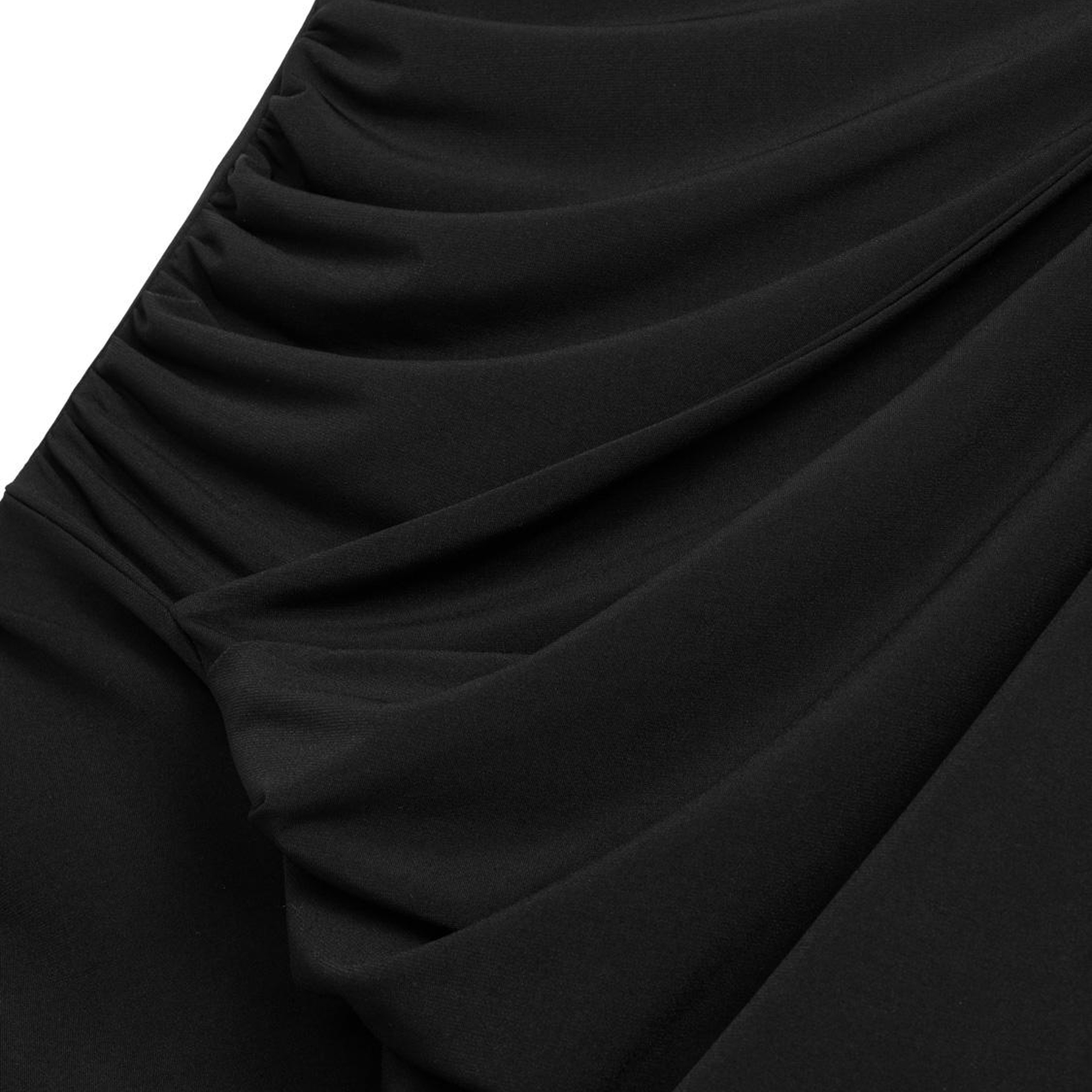 Drape Detaylı Maxi Elbise