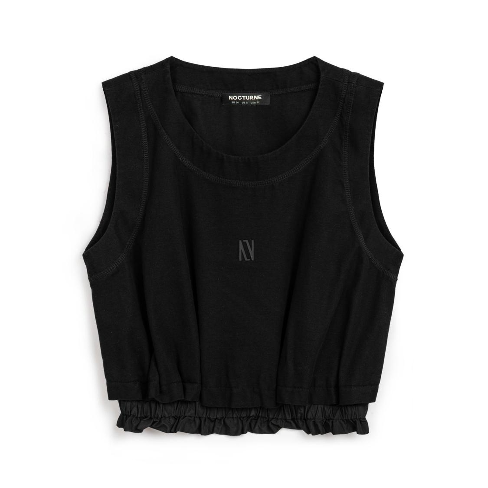 Baskı Detaylı Crop Top