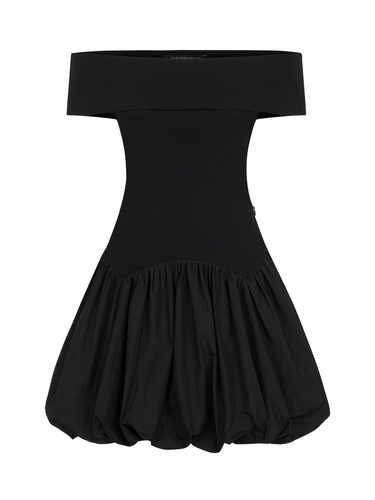  Açık Omuzlu Mini Elbise