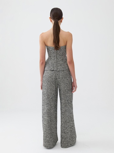  Straplez Kalp Yaka Bluz