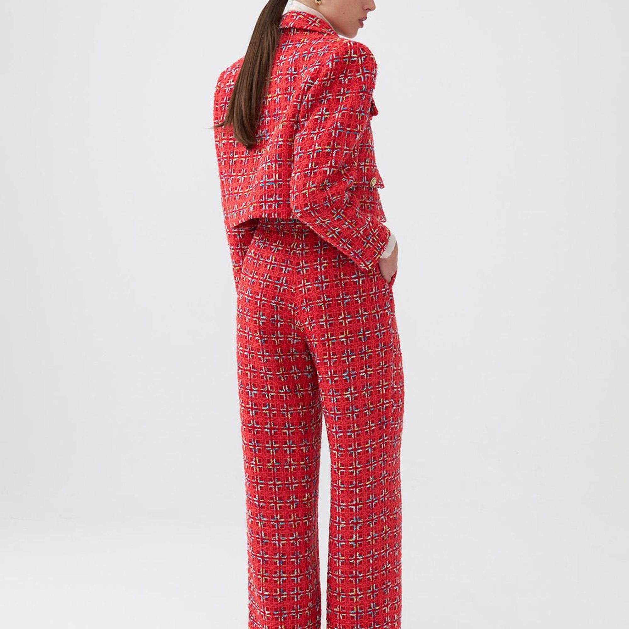 Yüksek Bel Tüvit Pantolon