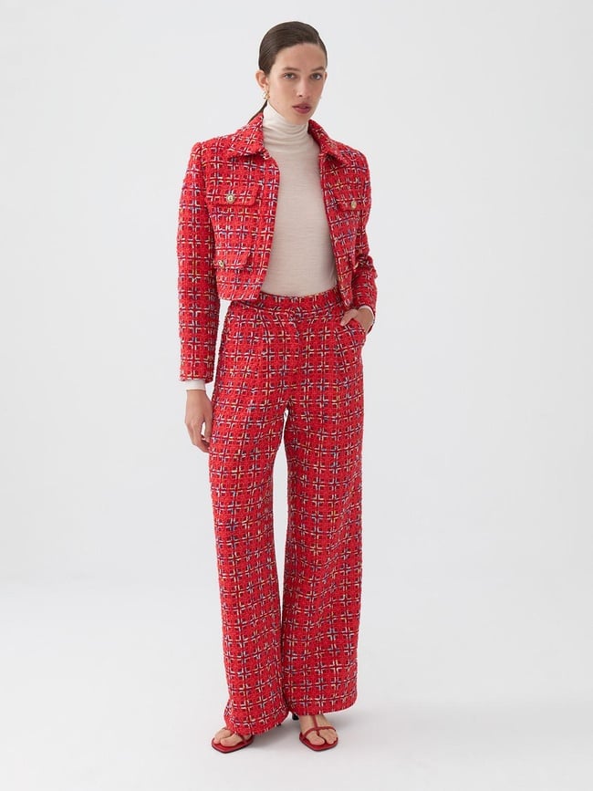  Yüksek Bel Tüvit Pantolon