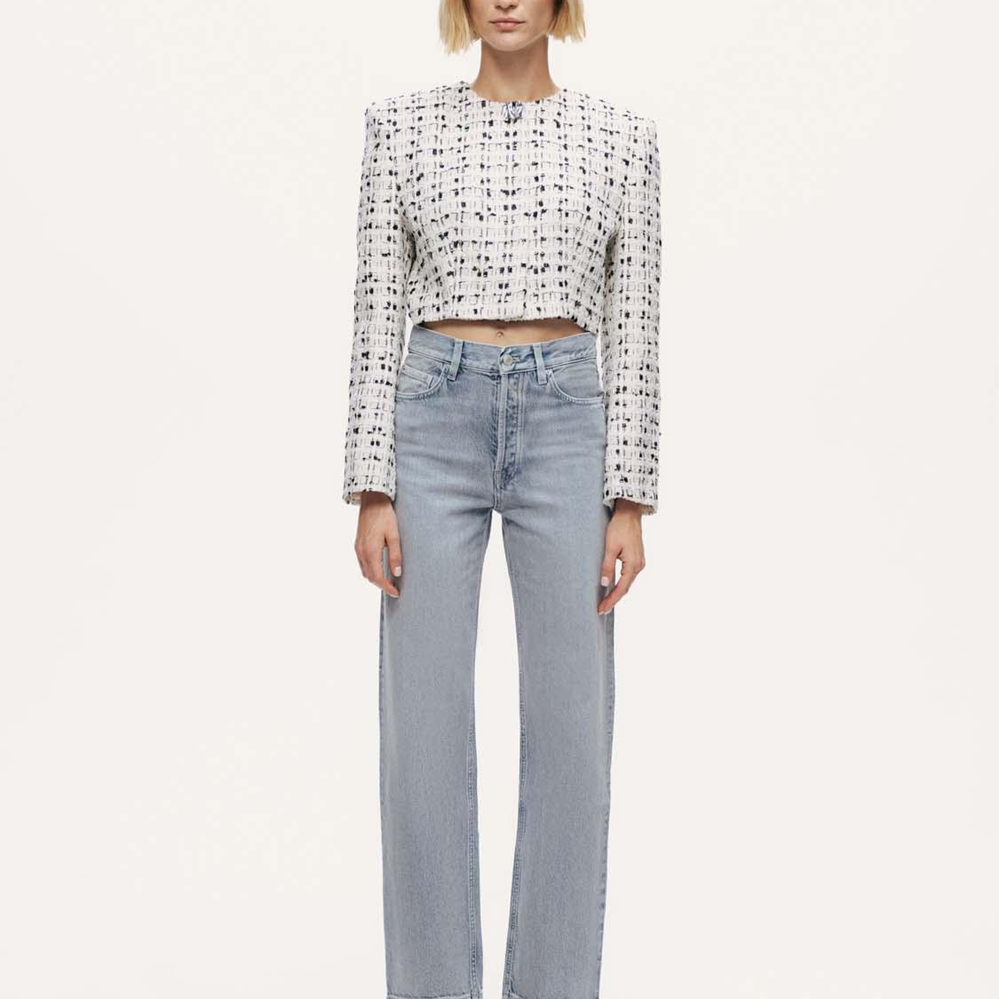 Vatkalı Tüvit Ceket