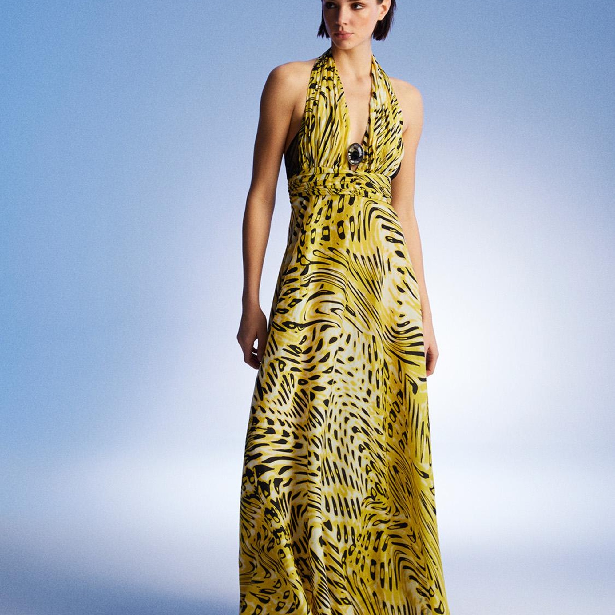 Aksesuar Detaylı Elbise