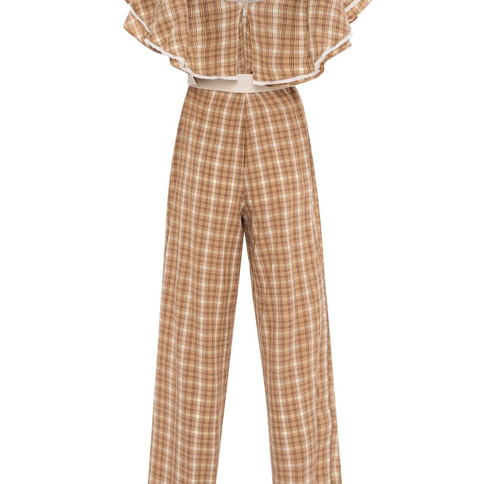 Fırfır Detaylı Tulum