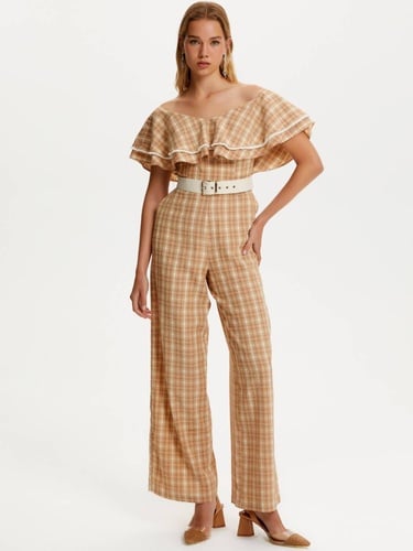  Fırfır Detaylı Tulum