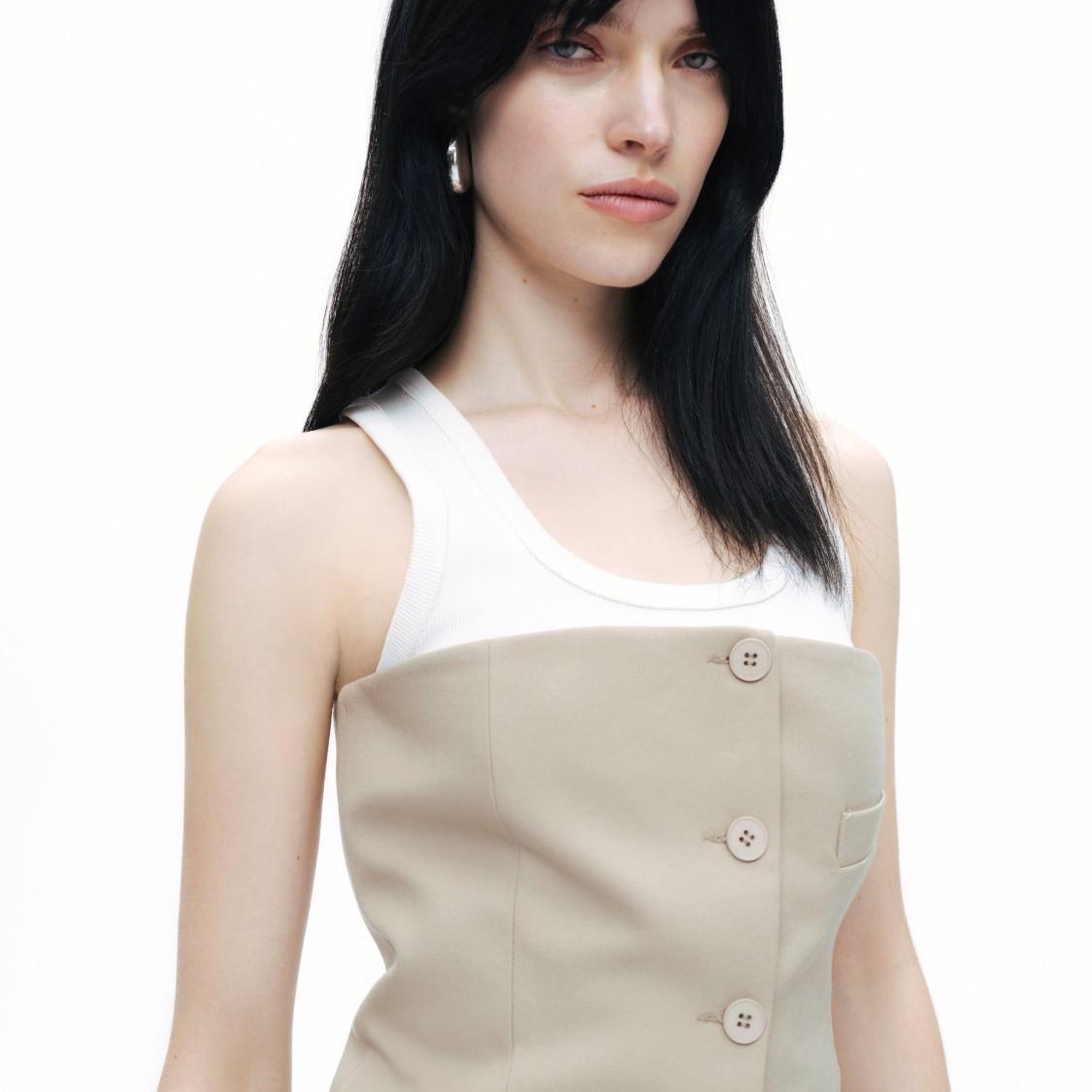 Straplez Mini Elbise