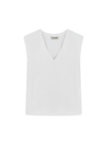  V Yaka Vatkalı Tişört