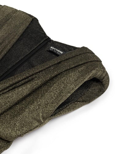  Vatkalı Maxi Elbise