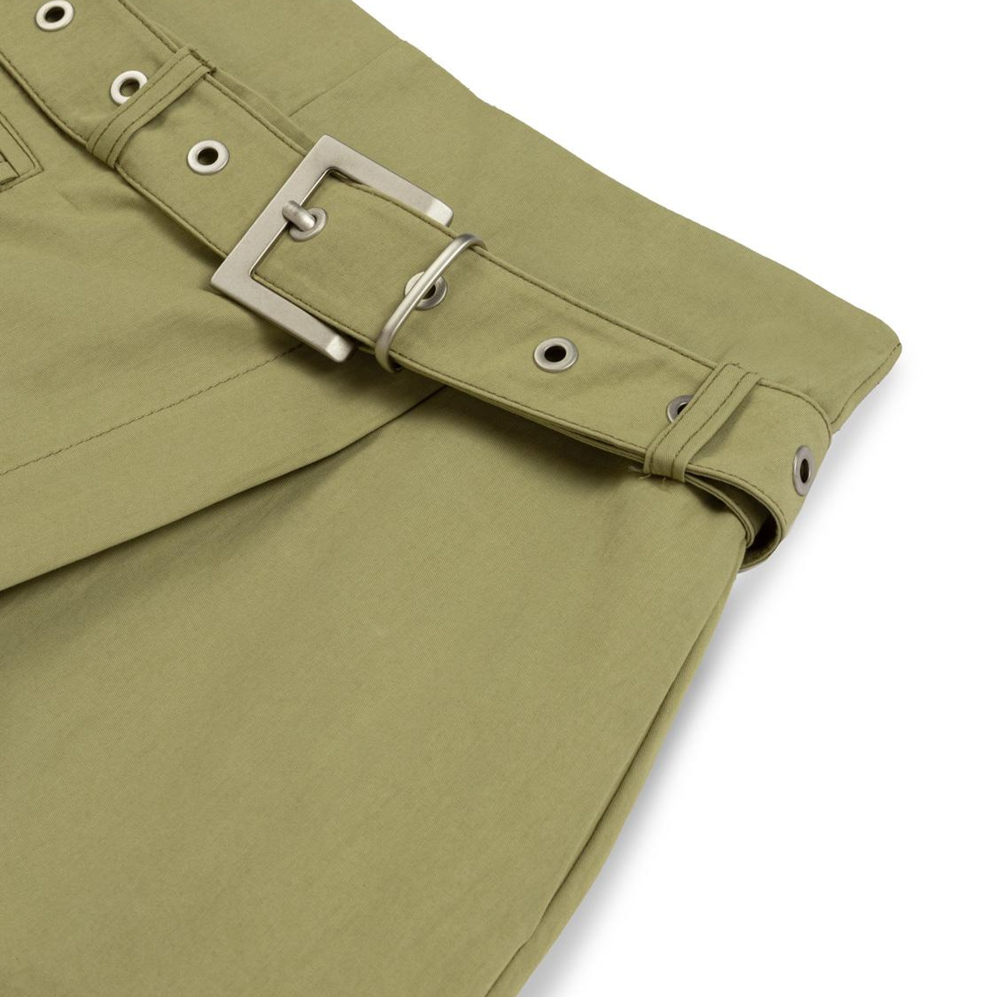 Kemer Detaylı Şort Etek