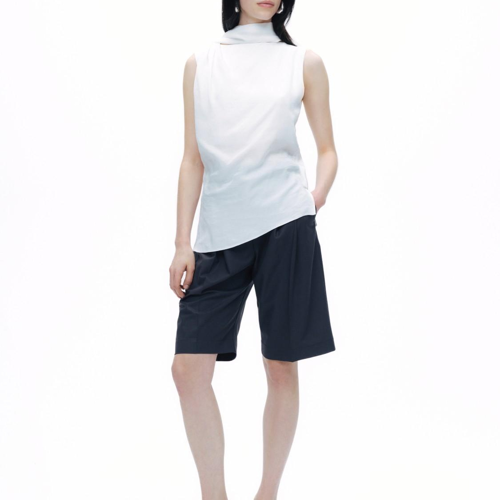 Şal Tasarımlı Bluz