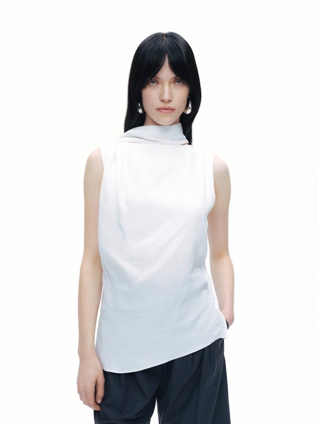  Şal Tasarımlı Bluz