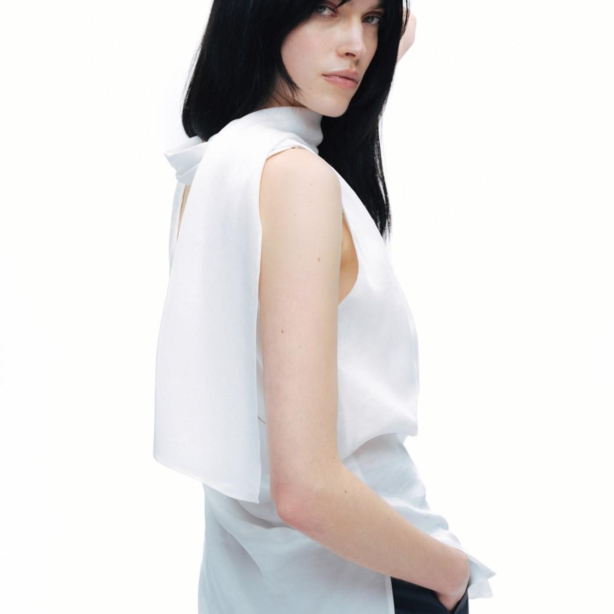 Şal Tasarımlı Bluz