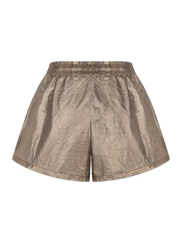  Bronz Metalik Mini Şort