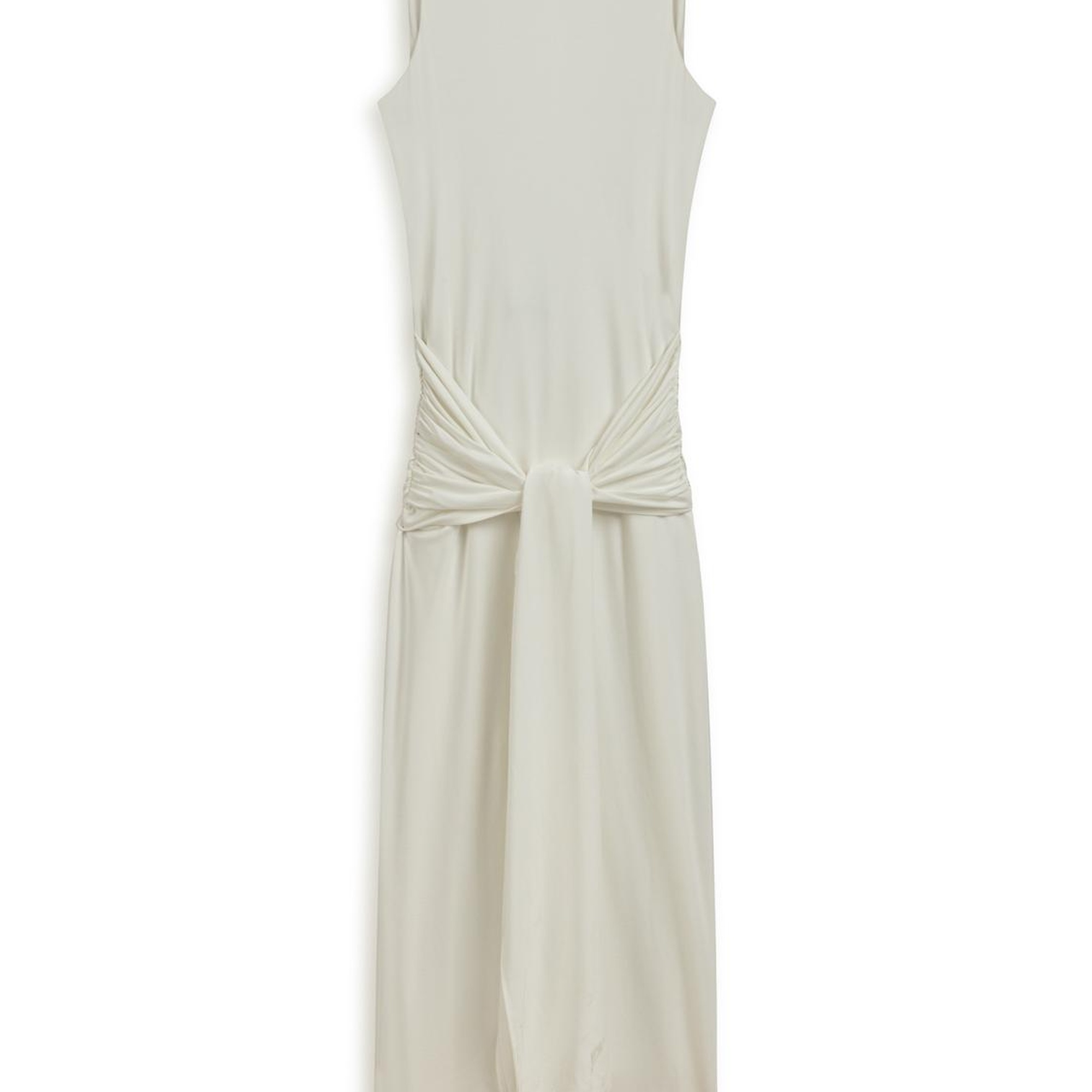 Sırt Dekolteli Maxi Elbise