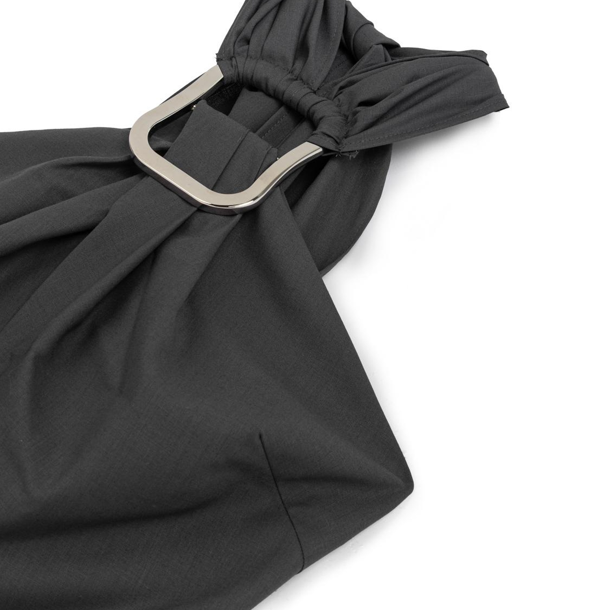 Boyundan Bağlamalı Midi Elbise