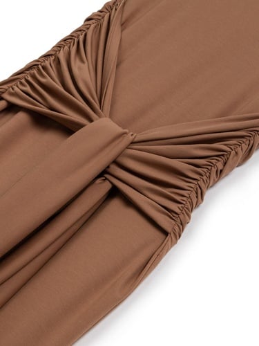  Sırt Dekolteli Maxi Elbise