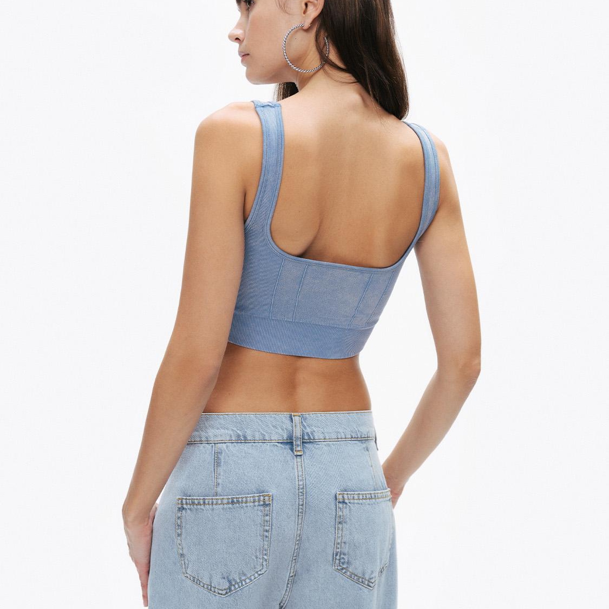 Ribanalı Crop Top