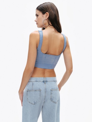  Ribanalı Crop Top