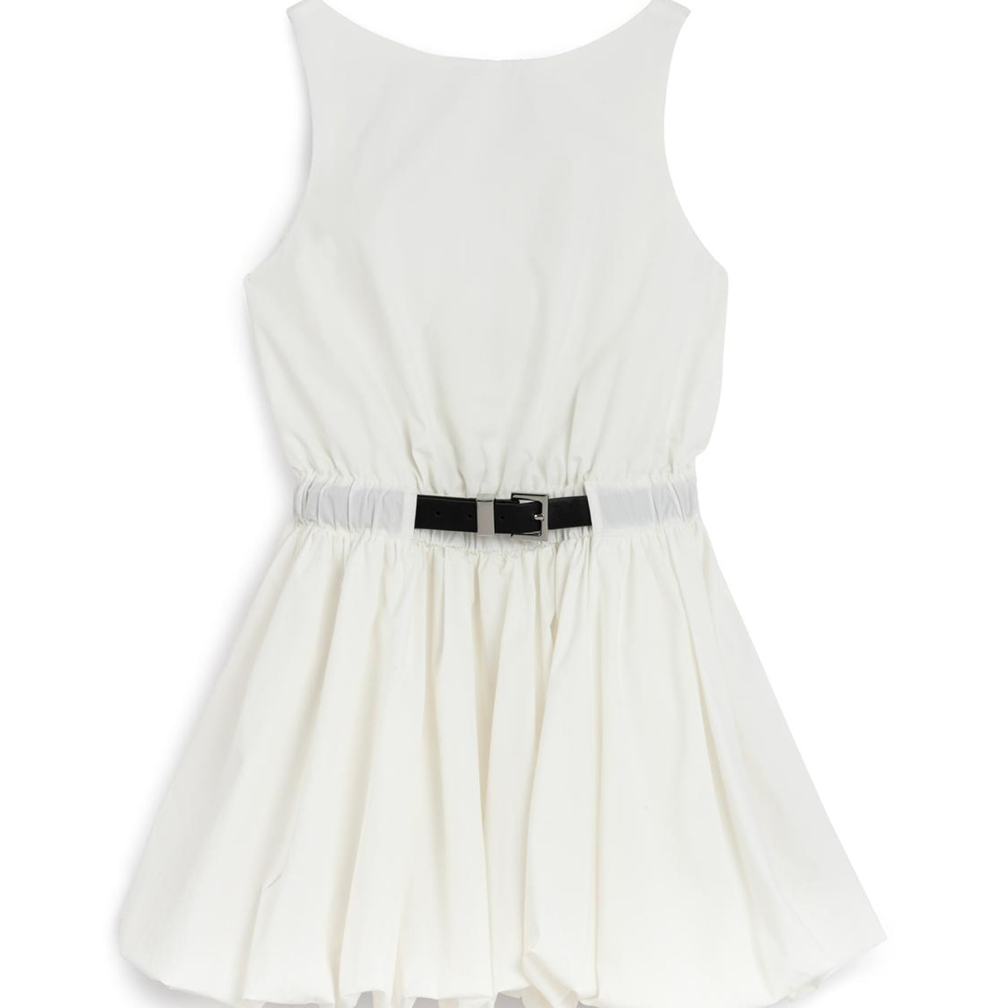 Balon Etekli Mini Elbise