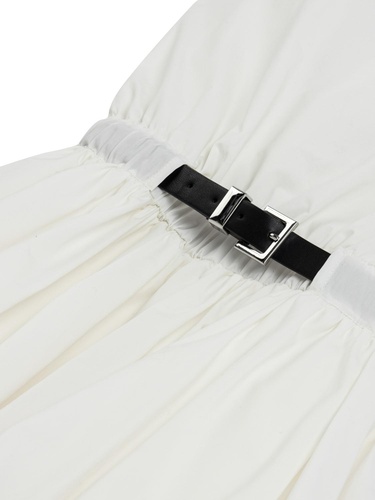  Balon Etekli Mini Elbise