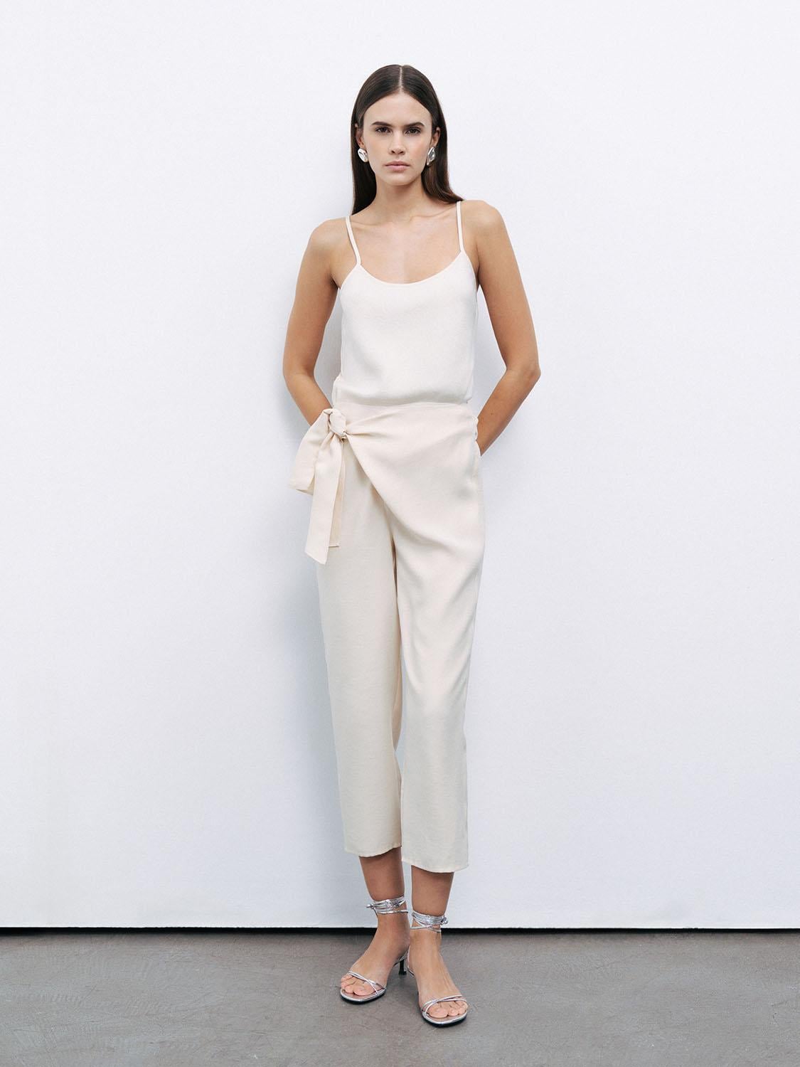  Kuşak Bağlamalı Pantolon