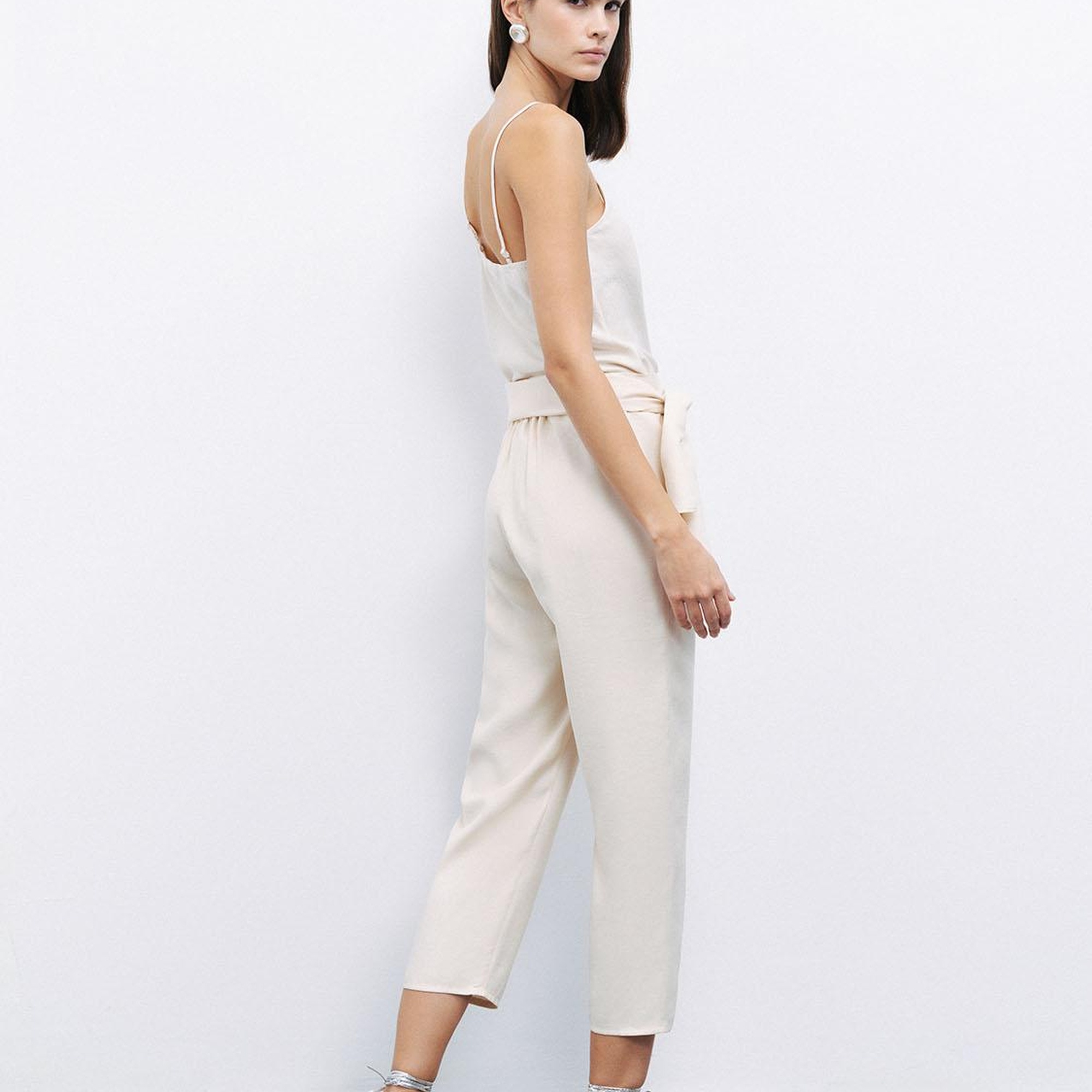 Kuşak Bağlamalı Pantolon