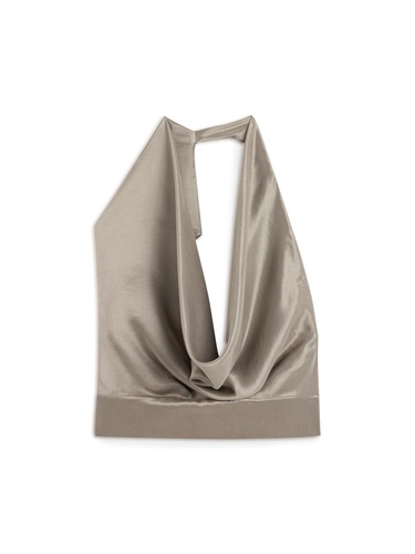  Sırt Dekolteli Kemerli Bluz