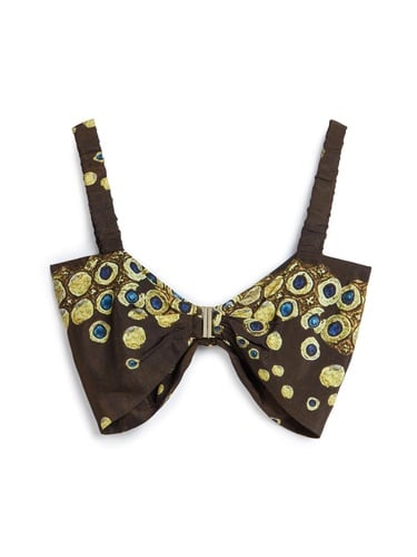  Aksesuar Detaylı Crop Top