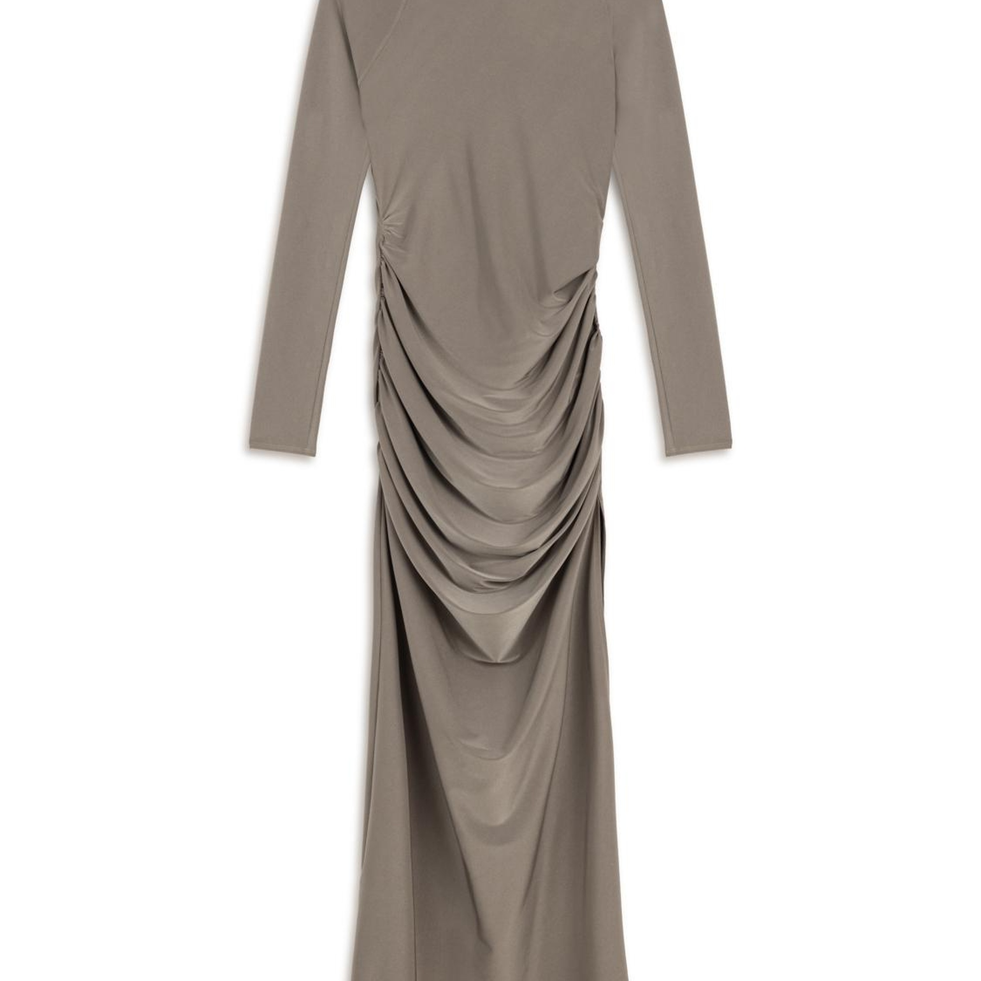 Metal Tokalı Maxi Elbise