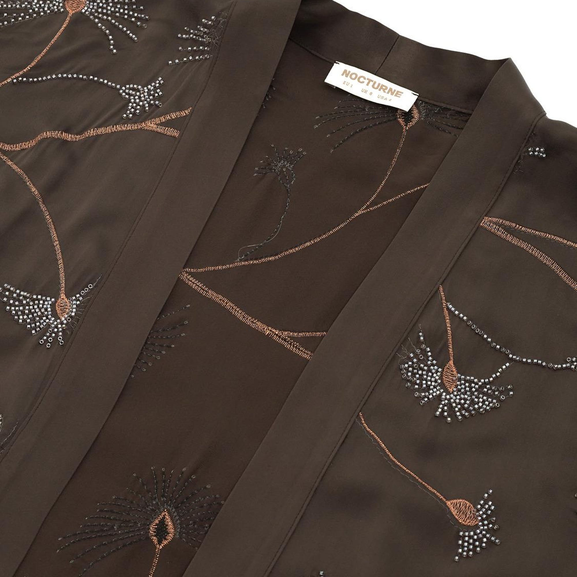 Boncuk İşlemeli Kimono