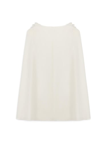  Pelerin Kol Mini Elbise