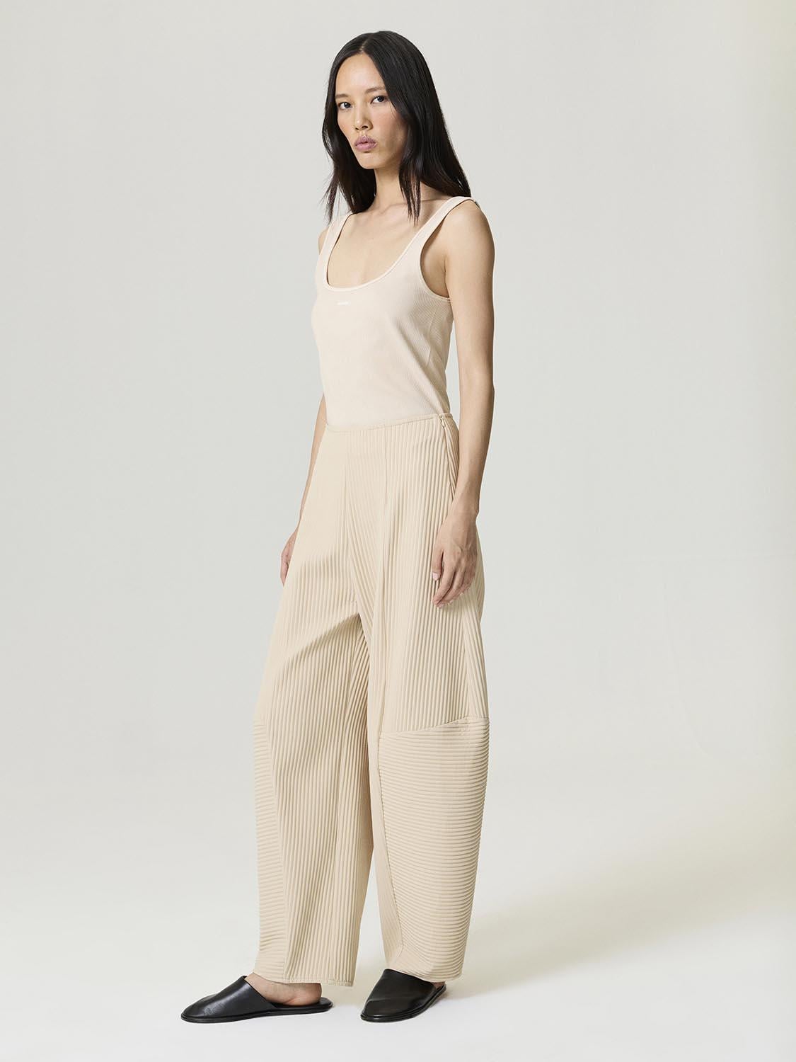  Fitil Detaylı Pantolon