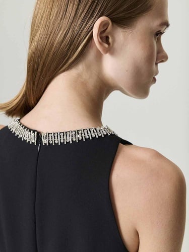  Volanlı Mini Elbise