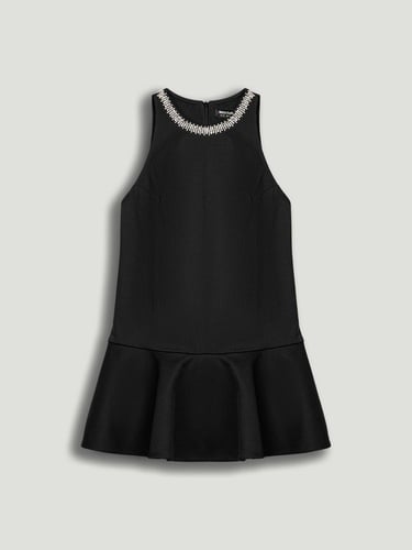  Volanlı Mini Elbise