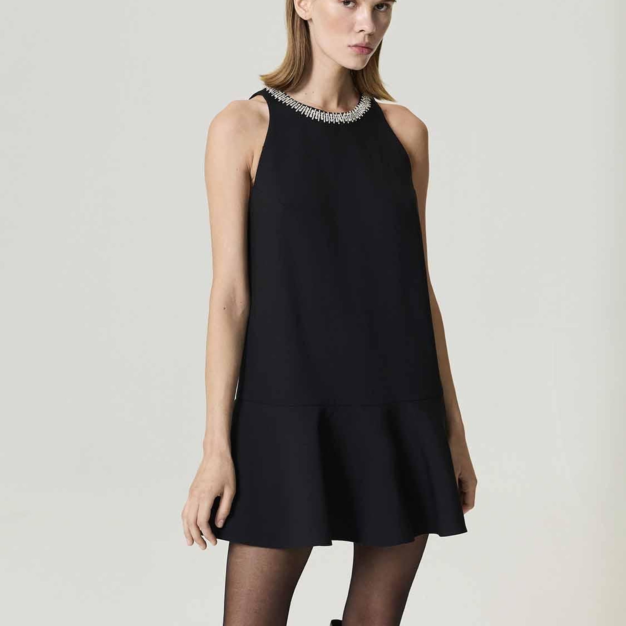 Volanlı Mini Elbise