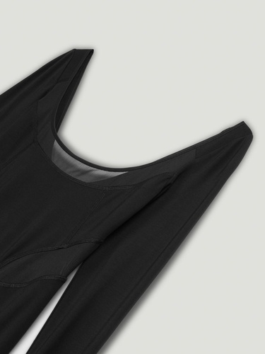  Transparan Detaylı Maxi Elbise