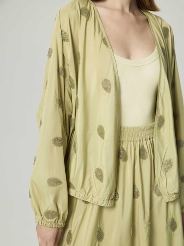  Boncuk Brodeli Kimono