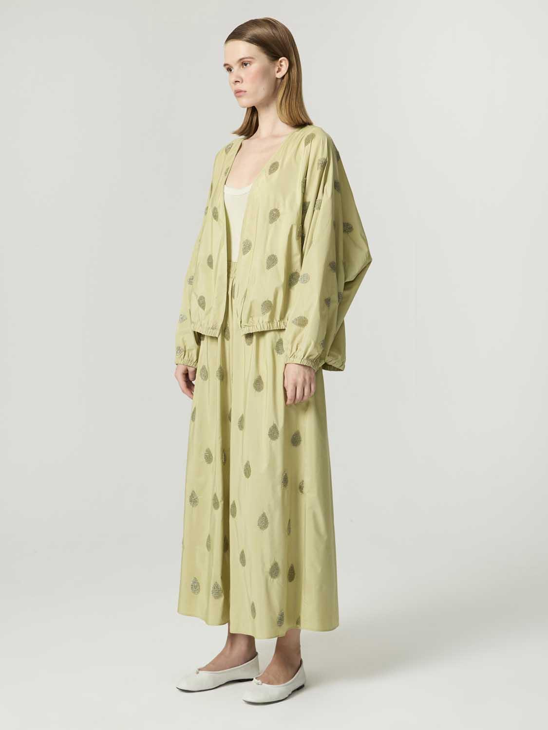 Boncuk Brodeli Kimono