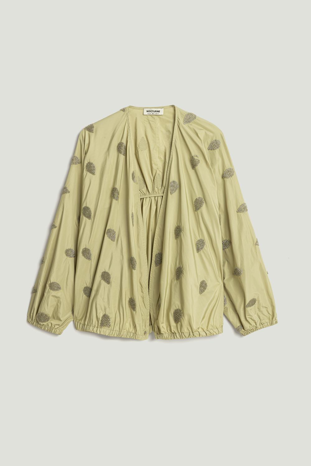 Boncuk Brodeli Kimono