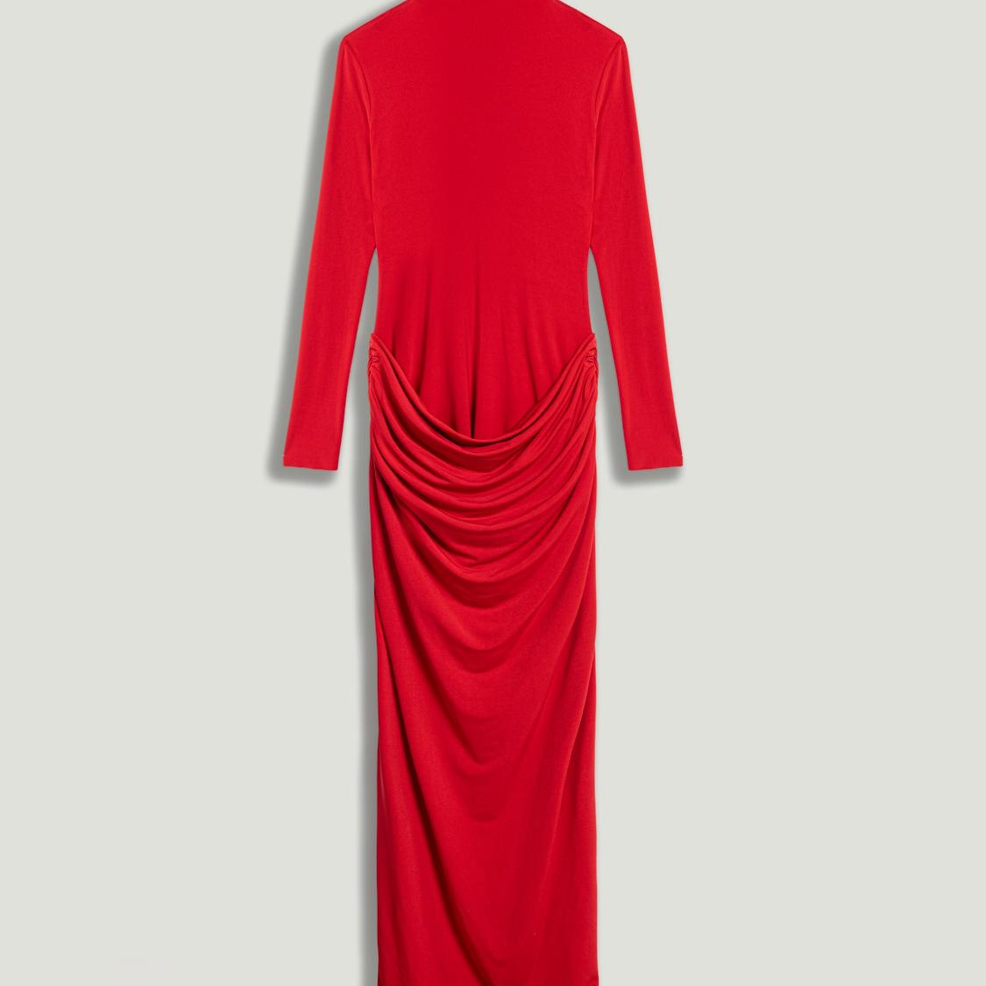 Balıkçı Yaka Maxi Elbise