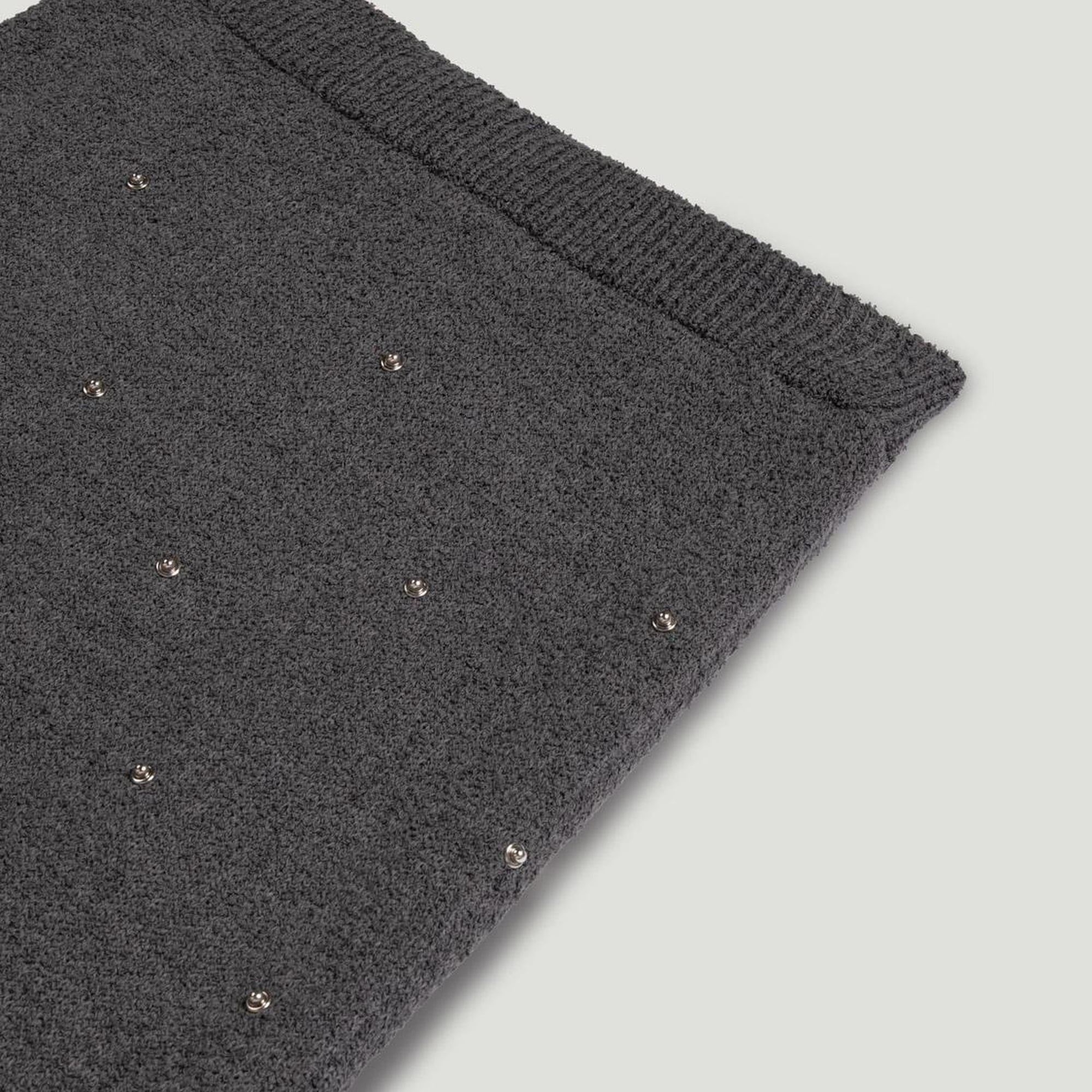 Taş Detaylı Triko Maxi Etek