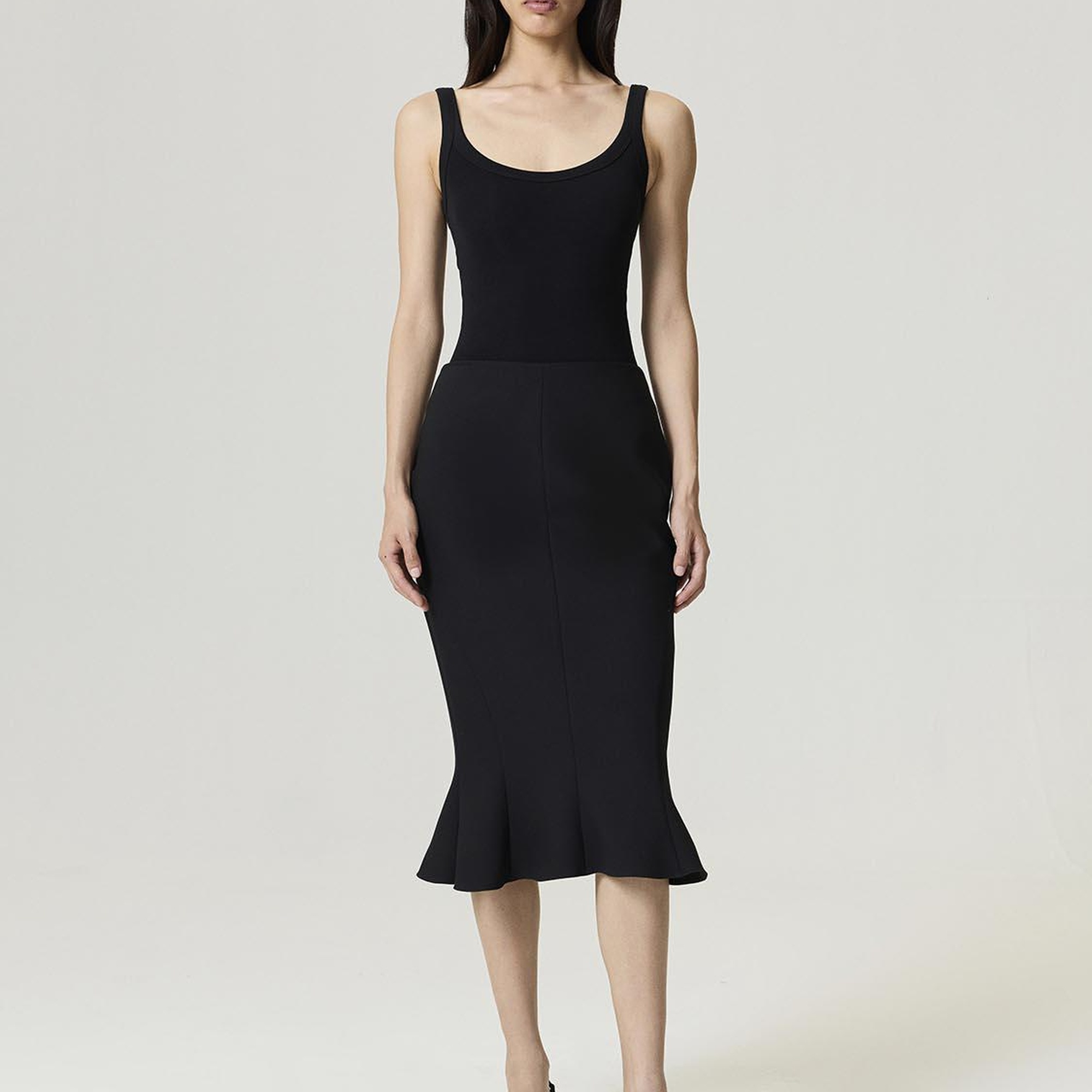 Volanlı Midi Balık Etek